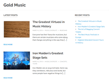 Tablet Screenshot of goldmusicblog.com
